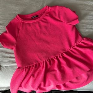 Hot pink blouse